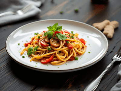 Linsen mit Spätzle